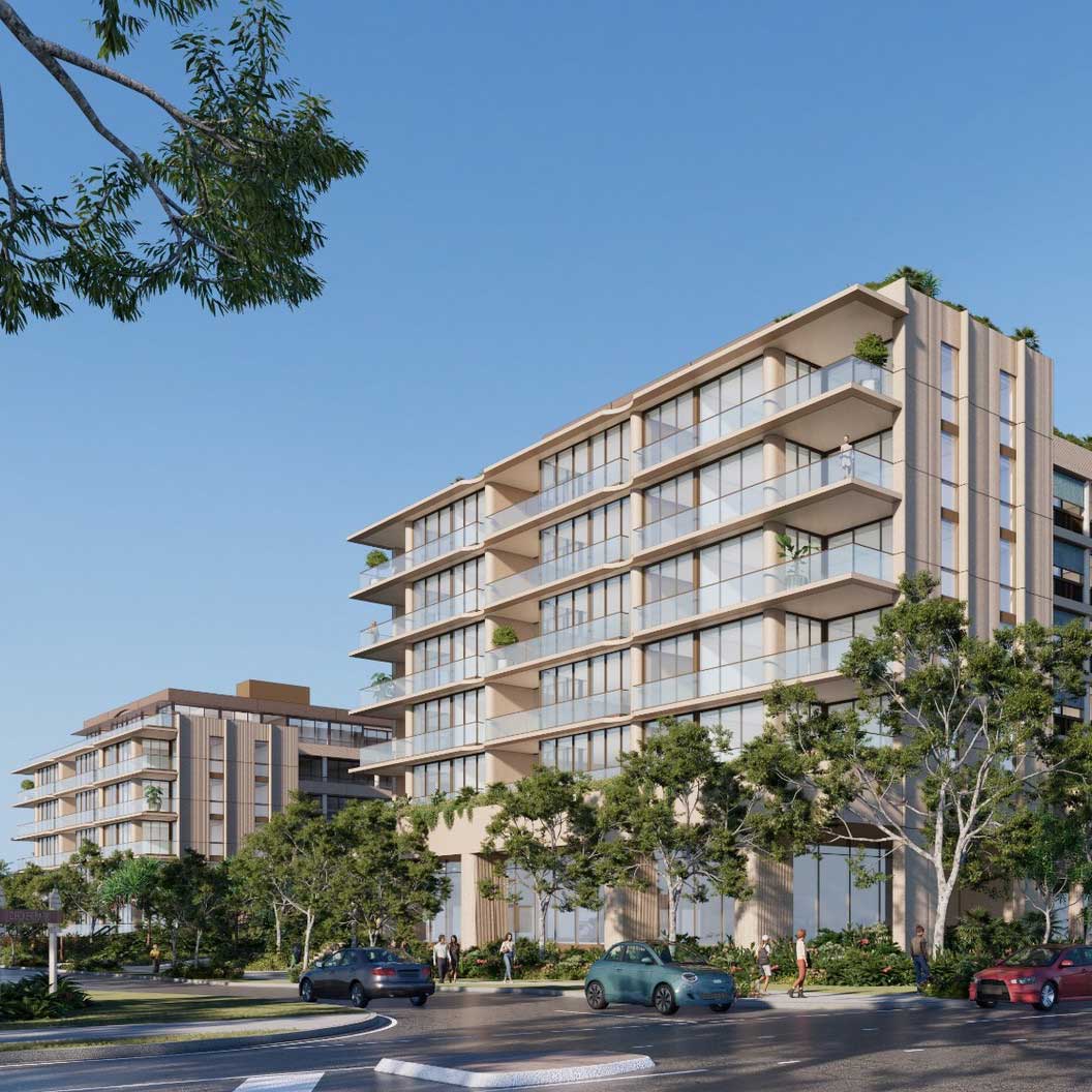 The Baybrook retirement village entrance artist impression
