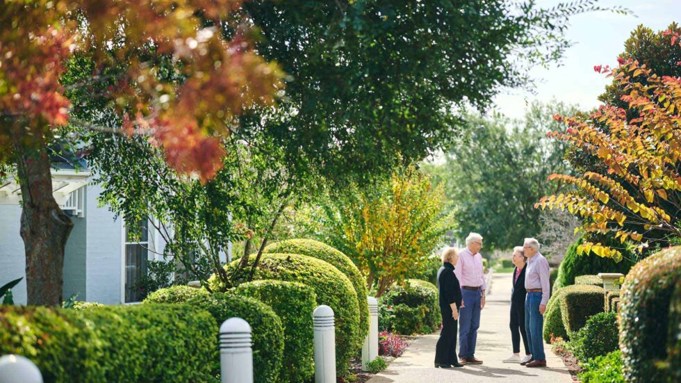 The Landings community gardens