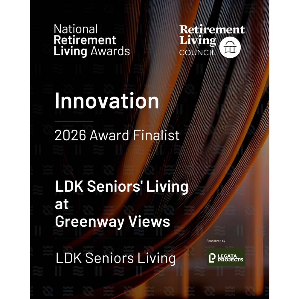 Property Council of Australia National Retirement Living Awards 2026 Innovation Finalist LDK Greenway Views