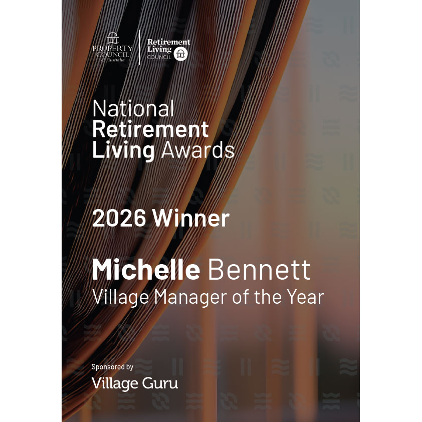 Property Council of Australia National Retirement Living Awards Village Manager of the Year 2026 Michelle Bennett Greenway Views