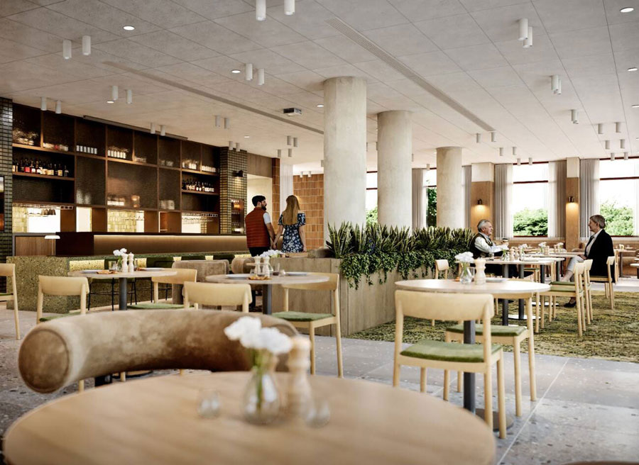 Amberfield Stage 3 café and dining